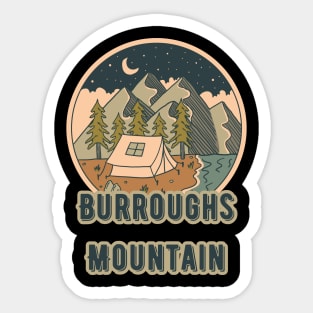 Burroughs Mountain Sticker